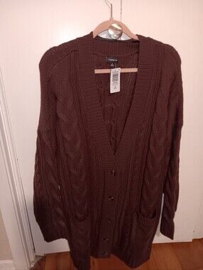 Torrid Cardigan Mahogony Color Size 3x 22